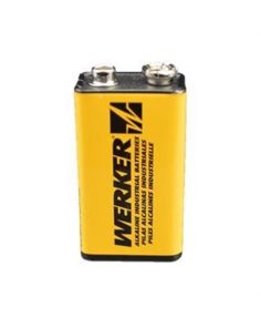 Werker 9V Alkaline Batteries 2PK Chaos Safety Supplies BAT9V2PK