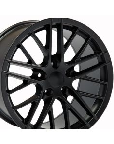 17" Replica Wheel CV08A Fits Chevrolet Corvette - C6 ZR1 Rim 17x9.5 Satin Wheel