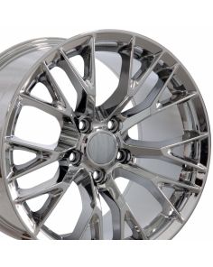17" Replica Wheel CV22 Fits Chevrolet Corvette - C7 Z06 Rim 17x9.5 Chrome Wheel