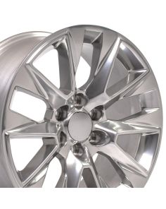 20" Replica Wheel CV26 Fits Chevrolet Silverado LTZ Rim 20x9 Polished Wheel