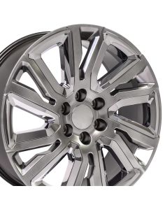 22" Replica Wheel CV39 Fits GMC Sierra Rim 22x9 Hyper Wheel