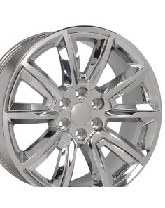 20" Replica Wheel CV73 Fits Chevrolet Tahoe Rim 20x8.5 Chrome Wheel
