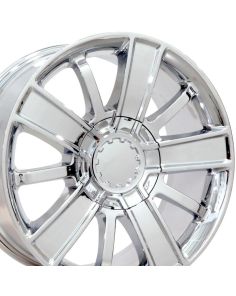 20" Replica Wheel CV77 Fits Chevrolet Rim 20x9 Chrome Wheel