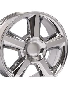 20" Replica Wheel CV83 Fits Chevrolet Tahoe Rim 20x8.5 Chrome Wheel
