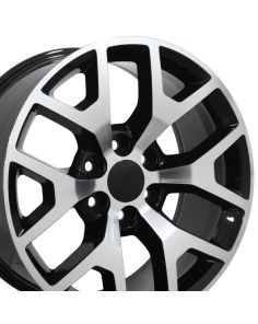 22" Replica Wheel CV92 Fits GMC Sierra Rim 22x9 Machined Wheel