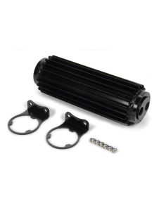Single-Pass Heat Sink Co oler  10in Black Anodize DERALE 13279