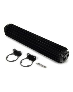Dual-Pass Heat Sink Cool er  15in Black Anodized DERALE 13281