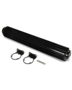 Dual-Pass Heat Sink Cool er  18in Black Anodized DERALE 13282