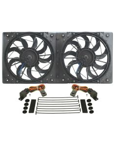 10in Dual High Output RAD Fans Puller DERALE 16812