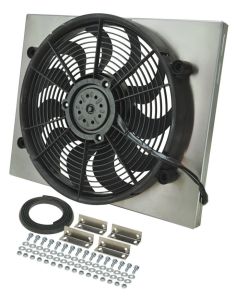 RAD Fan w/Alum Shroud Assembly DERALE 16823