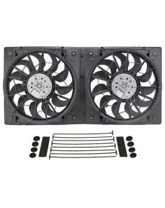 13in Dual High Output RAD Fans Puller DERALE 16928