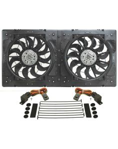 12in Dual High Output RAD Fans Puller DERALE 16934