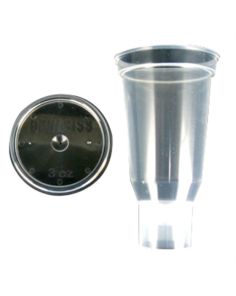 3 Oz. Disposable Cup & Lid (Qty 24) DeVilbiss 803510