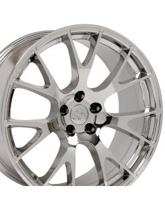 22" Replica Wheel DG69 Fits Dodge RAM Hellcat Rim 22x10 Chrome Wheel
