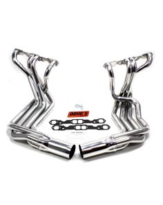 SBC Side Mount Headers - Silver - 63-82 Vette DOUGS HEADERS D380