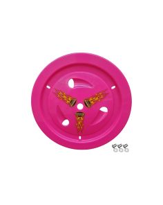 DOMINATOR RACING PRODUCTS 1007-D-PK Wheel Cover Dzus-On Pink Real Style