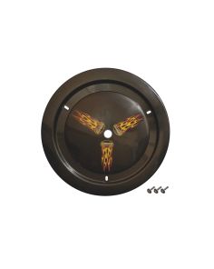 DOMINATOR RACING PRODUCTS 1012-B-BK Wheel Cover Bolt-On Black