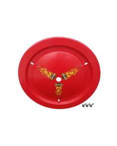 DOMINATOR RACING PRODUCTS 1012-B-RD Wheel Cover Bolt-On Red