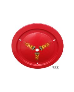 DOMINATOR RACING PRODUCTS 1012-D-RD Wheel Cover Dzus-On Red