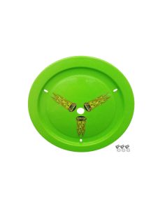 DOMINATOR RACING PRODUCTS 1012-D-XG Wheel Cover Dzus-On Xtr Green