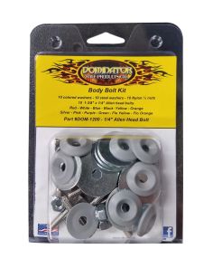 DOMINATOR RACING PRODUCTS 1200-A-GRY Body Bolt Kit Gray Allen Head