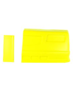 DOMINATOR RACING PRODUCTS 302-FLOYE SS Nose Flou Yellow Left Side Dominator SS