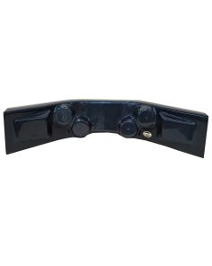 Dash Panel Curved Black 30in w x 12in d x 6.5in DOMINATOR RACING PRODUCTS 910-BK