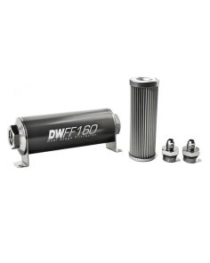 DEATSCHWERKS 8-03-160-010K-6 In-line Fuel Filter Kit 6an 10-Micron