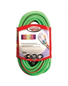 50 Ft Extension Cord Green/Red Coleman Cable 2548sw0054