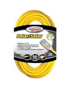 100 Foot Extension Cord Yellow Coleman Cable 1689-0002