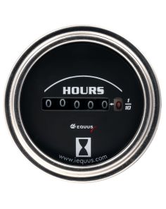 2.0 Dia Hourmeter Gauge Chrome EQUUS E7210