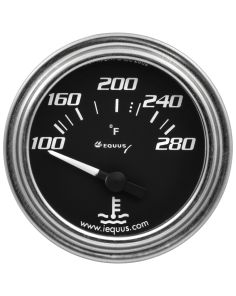 2.0 Dia Water Temp Gauge Chrome  100-280 EQUUS E7262