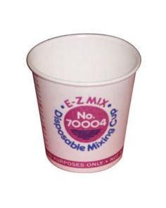 1/4 PINT DISPOSABLE MIXING CUPS 400/BOX E-Z Mix 70004