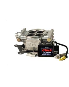 Go EFI 4 600hp Basic Kit Bright Tumble Finish FiTECH FUEL INJECTION 30001