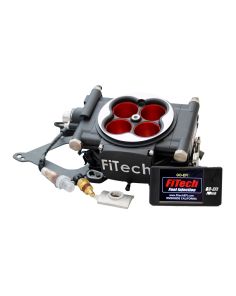 Go EFI Power Adder 600hp Kit Matte Black FiTECH FUEL INJECTION 30004