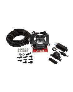 Go EFI 4 Master Kit System Black Finish FiTECH FUEL INJECTION 31002