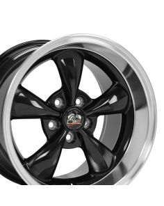 17" Replica Wheel FR01 Fits Ford Mustang Bullitt Rim 17x10.5 Black Wheel