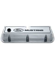 FORD 302-030 Die Cast Alm Valve Cover Set w/Mustang Logo