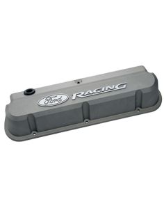 FORD 302-137 Slant Edge Valve Cover Set w/Ford Racing Logo