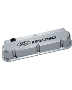 FORD 302-139 Slant Edge Valve Cover Set w/Ford Racing Logo