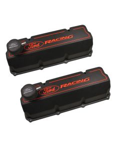 351C Aluminum Valve Cover Set - Black Finish FORD M-6582-Z351B