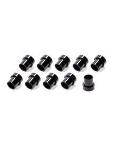 #6 Alum Tube  Sleeves (10pk) Black FRAGOLA 481906-BL-10