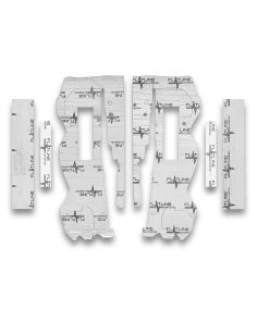 FLATLINE BARRIERS TABF2025 1982-92 GM F-Body Door Insulation Kit