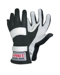 GF5 Racing Gloves XX- Small Black G-FORCE 4101XXSBK