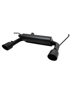 Cat-Back Dual Split Exha ust System Black Ceramic GIBSON EXHAUST 17303-B