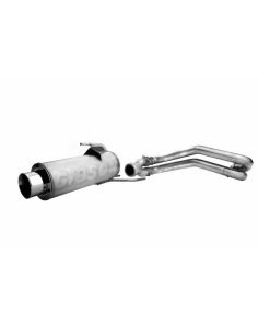Polaris UTV Single Exhau st  Stainless GIBSON EXHAUST 98001