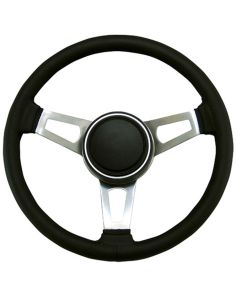 Classic Steering Wheel Black Leather GRANT 1004