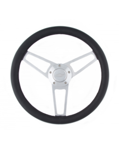 Billet Series Leather St eering Wheel Chevy Logo GRANT 1901