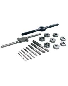 Irwin Industrial Tool Co 24608 18 Piece Metric/Frac Tap + Die Bst SM