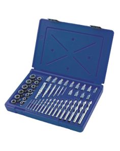 48 Piece Master Extractor Kit with Cobalt Left Hand Bits